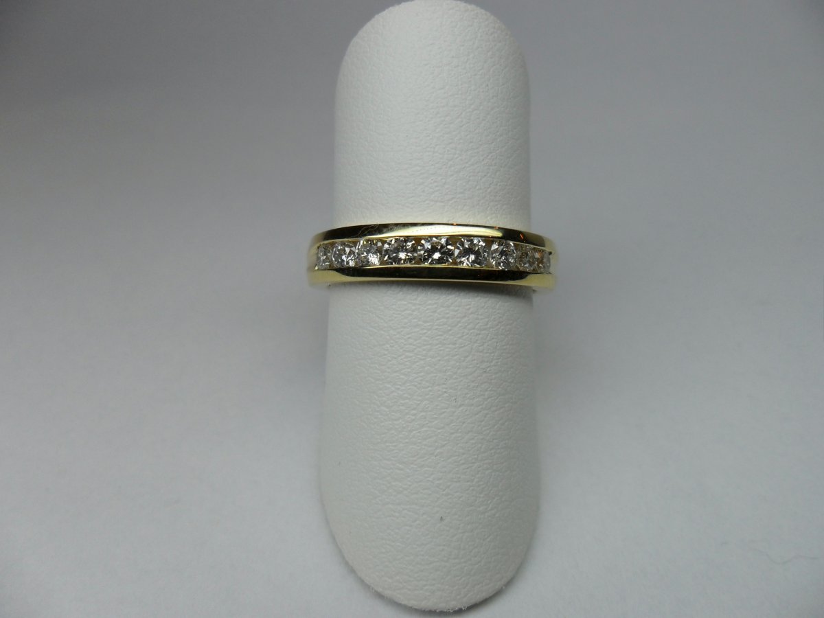 Rail Ring Geelgoud 0.52 crt.